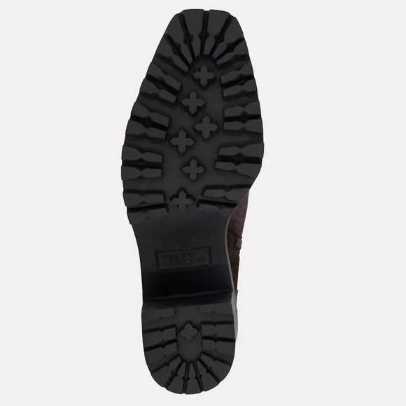 NEW ANDRE ASSOUS milla suede boots in chocolate - Picture 4 of 4